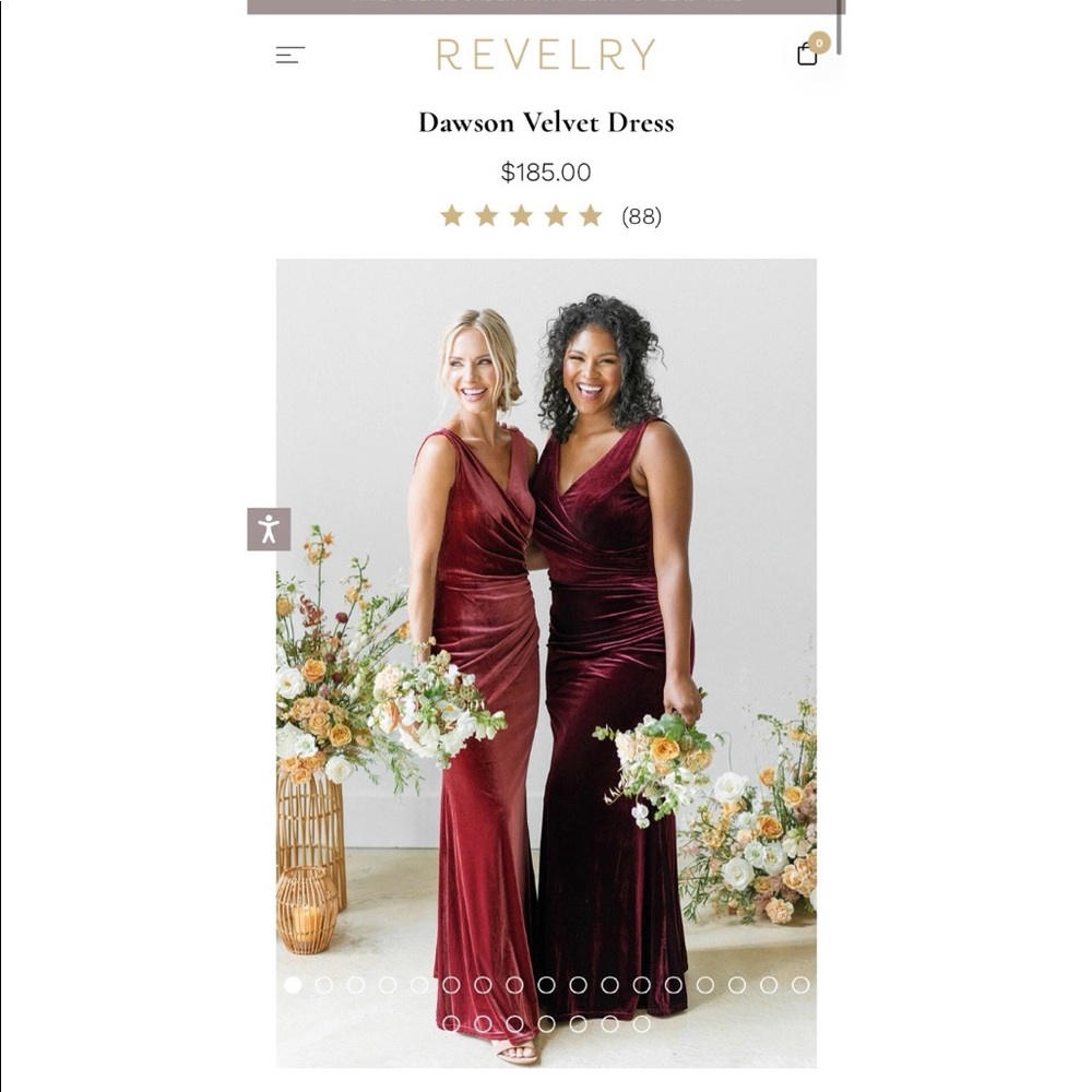 Bridesmaid dress from revelry